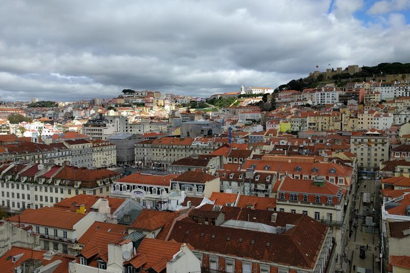 Telhados de Lisboa vistos de cima